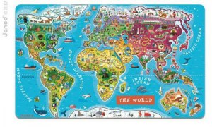 Puzzle Magnetyczne Mapa Świata